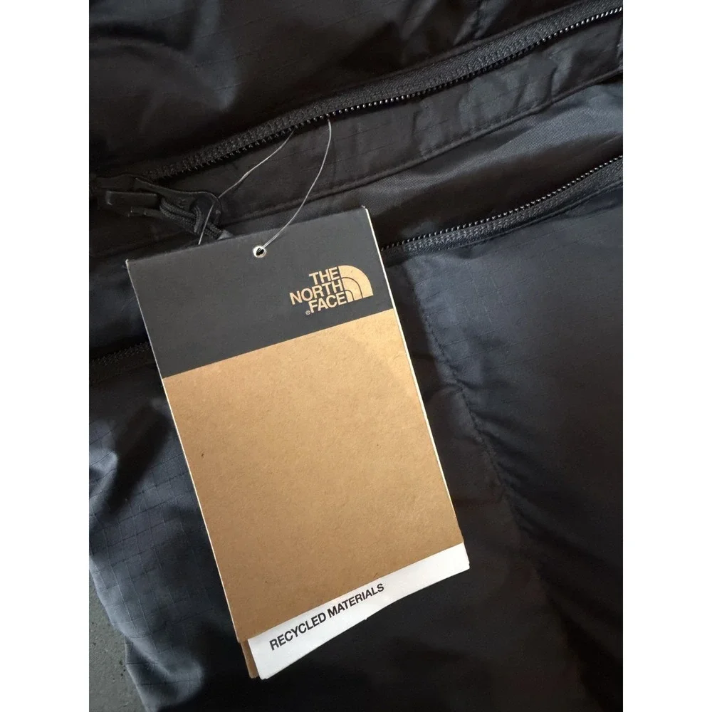 The North Face Kanaga Down Puffer Jacket Mens Large Black Hooded NWT‎ $260